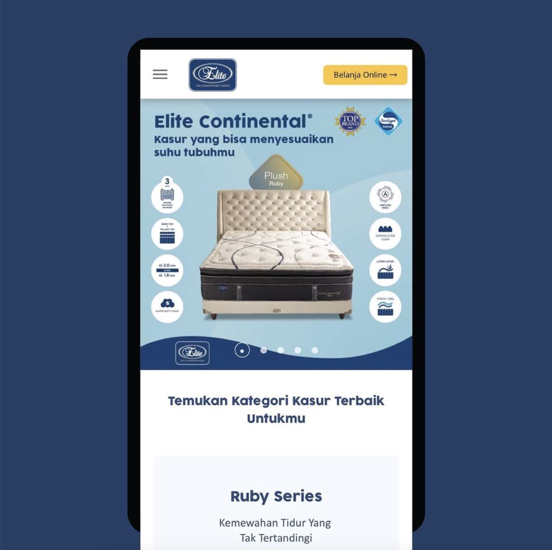 Elite Continental — Senama client